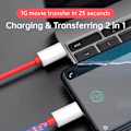Miniatyrbild 4 av 6: PD 65W För Oneplus USB Typ C till Typ C Supersnabb Laddningsdatakabel För 12 11 10 Pro 9 10T 9R 8T 8 7T 7 5A Snabbladdare Kabel Type C To Type C 2m