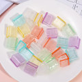 Miniatyrbild 2 av 6: Godisfärg Transparent Tryck Gem Pusher Papper Testfiler Mini Förvaringsklämma Indexsida Klämma Kontorsbindning Skrivmaterial Random 20PCS