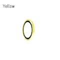 Miniatyrbild 1 av 6: 3D Härdat Glas Ring Färg Lins Skydd För Apple IPad 11:e Gen (A16) 2025 10:e 10.9 2022 Air 5 4 Mini 7 6 HD Kameraskydd Yellow Tempered Glass