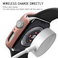 Miniatyrbild 5 av 6: 4 st Fodral för Apple Watch Series 7 8 41mm 45mm 40mm Skydd PC-skydd för iWatch Series 6 5 4 38mm 42mm Stötfångarfodral Ingen Skärm C 41mm