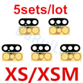 Miniatyrbild 1 av 3: BaRuiLe 5-pack Bakre Kameralins Glas för iPhone 15 Pro Max 14 Plus 13 MINI 12 11 XR XS XSMax X 6 7P 8 lins med Självhäftande 5x XS XSM