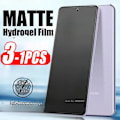 Miniatyrbild 1 av 6: 1-3 st Matt Hydrogel Film för Samsung A13 A15 A24 A53 A55 A73 Skärmskydd För Samsung A34 A35 A41 A52 A72 Anti-Fingeravtryck Galaxy A52s 5G Front Film