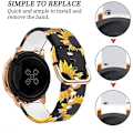 Miniatyrbild 5 av 6: 18mm Tryckt Silikonarmband för Huawei Watch Gt4 41mm 18mm Armband För Garmin Vivoactive 4S/Venu 2s Huawei Watch Gt5 41mm armband 32 Fireworks Huawei gt 5-4 41mm