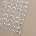 Miniatyrbild 1 av 6: 1 st 5D Japanska Kawaii Fjärils Nagelstickers Lyx Glitter Skal Aurora Nagelkonst Dekorationer Dekaler DIY Manikyr Slider Folie TO4409-1