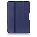 Miniatyrbild 1 av 5: SM-T530 T535 T531 Tablet Ställ Fodral För Samsung Tab 4 10.1 Ultratunn Slim Läder Smart Fodral Magnetisk Auto Sleep Dark Blue Tab4 10.1