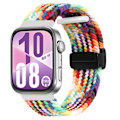Miniatyrbild 4 av 6: Flätat armband för HUAWEI Watch Fit 4 Pro-rem Magnetisk nylon Solo Loop Armband för Smartwatch Huawei Watch Fit 4/3-remmar pride edition For Huawei fit 3