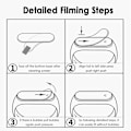 Miniatyrbild 6 av 6: Skärmskydd i glas för Mi band 9 8 7 6 5 armband SmartWatch Tillbehör Miband5 miband6 för Xiaomi Mi band 4 5 6 7 film 2pc mi band 8