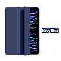 Miniatyrbild 1 av 6: För Ipad Pro 13 11 M4 12.9 Fodral Air 11 M2 5 4 3 2 1 10.9 Funda 10 9 9:e 10:e 7:e 8:e Generationen Mini 6 7 A17 8.3 10.2 2024 Skal Navy Blue Mini 6 2021