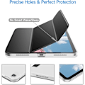 Miniatyrbild 3 av 6: Fodral för Samsung Galaxy Tab A A9 Plus A8 10.5 A7 Lite T220 X200 X210 T580 S5E S6 Lite S2 T810 P620 PU Tablet Cover Smart Case PU Black Tab A9 Plus X210