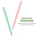 Miniatyrbild 5 av 6: TBTIC Mjukt silikonskydd för Apple Pencil 2:a generationen, Stylus Touch Pen Fodral iPad Tillbehör Yellow