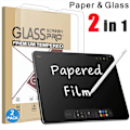 Miniatyrbild 1 av 6: Skärmskydd för Samsung Galaxy Tab A9 A8 A7 Lie A 10.1 10.5 Pappersliknande Film Tab S5e S6 Lite S7 S8 S9 FE Plus Härdat Glas Tab A7 Lite T220