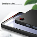 Miniatyrbild 3 av 6: Silikon Tablet Fodral för Samsung Galaxy Tab A9 + 8.7 Plus S6 T860 Fodral Tab A8 X200 S6 Lite P610 S7+ S9 FE Plus TPU Svart Skal Black Tab A9 Plus X210