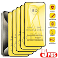 Miniatyrbild 1 av 6: 1-5 st 9D Härdat Glas För iPhone 16 Pro Max 15 14 13 11 12 Mini XR X Xs Max 7 8 Plus SE 6s 16pro 15pro 13pro Skärmskydd For 7 Plus 8 Plus 3PCS
