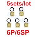 Miniatyrbild 1 av 3: BaRuiLe 5-pack Bakre Kameralins Glas för iPhone 15 Pro Max 14 Plus 13 MINI 12 11 XR XS XSMax X 6 7P 8 lins med Självhäftande 5x 6P 6SP