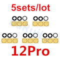 Miniatyrbild 1 av 3: BaRuiLe 5-pack Bakre Kameralins Glas för iPhone 15 Pro Max 14 Plus 13 MINI 12 11 XR XS XSMax X 6 7P 8 lins med Självhäftande 5x 12Pro
