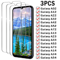 Miniatyrbild 1 av 6: 3 st Fullständiga Skärmskydd för Samsung Galaxy A12 A22 A32 A52S A13 A33 på Samsung A53 A72 A73 A54 A14 A24 A34 Härdat Glas For A02 or A02S Glass