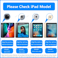 Miniatyrbild 5 av 6: 2025 M3 Fodral för iPad 11:e/10:e/9:e/8:e/7:e Gen Air 11 5/4 Pro 13 12.9 11 Fodral 2024 iPad 9:e Generationens Fodral 10.2 Mini 6 Pennhållare Red 1 2022 2021 2020 Pro11
