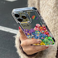 Miniatyrbild 3 av 5: Skal för iPhone 15 14 13 12 11 XSM XR X 7 8 Plus Blomma Himmel Ins Telefonskal Fullständigt Skydd Transparent Skal Mjukt Omslag KY-02-D0013 IPhone Xr
