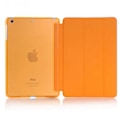 Miniatyrbild 1 av 6: 7,9'' Tunt folio Ställ Coque för iPad mini 4 Fodral Smart A1538 A1550 PVC Smart Auto-Sleep Omslag för iPad mini 4 7,9'' Omslag Orange iP mini 4 7.9in