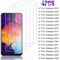 Miniatyrbild 1 av 6: Härdat glas för Samsung Galaxy A50 A70 A40 A30S A20E A10 skärmskydd för Samsung A51 A71 A41 A31 A21S A11 A01 A12 A32 For A21 4Pcs Glass