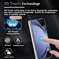Miniatyrbild 5 av 6: Hydrogel Film för Samsung Galaxy Z Fold 5 5G Skärmskydd Framsida Baksida Insida med Gångjärnsskydd Heltäckande för Z Fold5 8 IN 1 Films For Z Fold 5