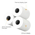 Miniatyrbild 5 av 6: 57*25mm Termopapper Etikett Självhäftande HD Färg Rullar Papper För Miniskrivare Direktutskrift Barnkamera Fotopapper 3Roll Color Thermal