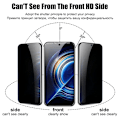 Miniatyrbild 4 av 6: Anti-Spion Keramisk Mjuk Film För iPhone 15 14 13 12 11 8 7 Pro Max Mini Plus SE 2020 X XS XR Sekretess Heltäckande Skärmskydd For iPhone XR 2pcs