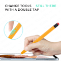 Miniatyrbild 3 av 6: Fodral för Apple Pencil 2/1, skyddande hylsa för iPad Tablet Touch Pen Stylus, Pencil 1/2-fodral Blue