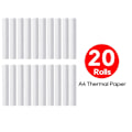 Miniatyrbild 1 av 6: A4 Termopapper Termiskt Utskriftspapper 210*30mm för A4 Trådlös Bluetooth A40/X8 Skrivarpappersrulle 20 Rolls