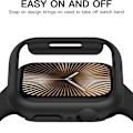 Miniatyrbild 3 av 6: Skal för Apple Watch 45mm 41mm 40mm 44mm 42mm 46mm Skyddande Hölje Matt Hård PC Stötfångarram Utan Glas iWatch 10 SE 9 8 7 6 5 4 Wine red Series Ultra1 2 49MM