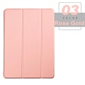 Miniatyrbild 1 av 6: Fodral för iPad Air 1 2013 9.7 Flip Trifold Ställ Fodral PU Läder Full Smart Auto Wake Omslag För ipad air1 A1474 A1475 A1476 Fodral Rose Gold For iPad Air 1
