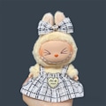 Miniatyrbild 5 av 5: För 17cm Labubu Plyschdocka Kjortel - Bedårande Kjortelset för DIY Kläder Tillbehör Present endast kläder ingen docka A1-470 NO Doll