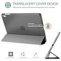 Miniatyrbild 3 av 6: Smart Sleep Fodral för Apple iPad Air 2 air1 9.7 5:e 6:e Gen 10.2 9:e 8:e 7:e 10.5 Fodral Lyxigt PU Läder Tri-fold Wake up Funda Black For ipad 5th 6th 9.7