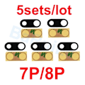 Miniatyrbild 1 av 3: BaRuiLe 5-pack Bakre Kameralins Glas för iPhone 15 Pro Max 14 Plus 13 MINI 12 11 XR XS XSMax X 6 7P 8 lins med Självhäftande 5x 7P 8P
