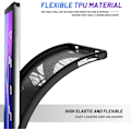 Miniatyrbild 3 av 6: Mjukt skal för Lenovo Tab M9 M8 4th 8.0 9.0 P11 M10 Plus 2nd 3rd 10.6 10.1 Y700 Flexibelt Silikon TPU Svart Skyddande Baksida Tab M8 4th 8.0