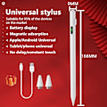 Miniatyrbild 1 av 6: Universal Stylus Touch Penna För Apple Pencil Android iOS Windows Skärm Kapacitiv Penna För Samsung iPad Xiaomi Tablet tillbehör Universal Stylus Pen
