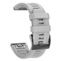 Miniatyrbild 1 av 6: QuickFit 22mm 26mm Armband för Garmin Epix Gen 2 Silikonarmband för Garmin Fenix 7 7X 5Plus 6XPro Enduro 2 Armband LightGray For Fenix 7X