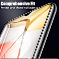 Miniatyrbild 3 av 6: 3 st Fullständiga Skärmskydd för Samsung Galaxy A12 A22 A32 A52S A13 A33 på Samsung A53 A72 A73 A54 A14 A24 A34 Härdat Glas For A53 Glass