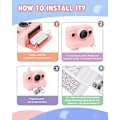 Miniatyrbild 5 av 6: Mini Utskriftspapper Utskriftskamera Refill Termopapper 10 Rullar BPA-fritt Kompatibelt med Alla 57mm Ficktermoskrivare 5 Color No-Sticky