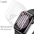 Miniatyrbild 1 av 5: Skärmskydd för Apple Watch 44mm 40mm 45mm 41mm 38mm 42mm iwatch 6 SE 5 4 HD FILM Glass Protective Apple watch series 7 8 1 pcs Ultra 49mm