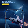 Miniatyrbild 5 av 6: N NUCWIN 2 st Keramiskt Skärmskydd för iPhone 16 11 12 13 14 15 Pro Max X Xs Xr 7 8 15 Plus Hög Klar Flexibel Mjuk Film For iPhone 14 Pro Nano-coated Tempered Glass Film