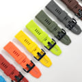 Miniatyrbild 5 av 6: QuickFit 22mm 26mm Armband för Garmin Epix Gen 2 Silikonarmband för Garmin Fenix 7 7X 5Plus 6XPro Enduro 2 Armband ArmyGreen For TACTIX DELTA