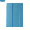 Miniatyrbild 1 av 6: Fodral för Samsung Galaxy Tab A A9 Plus A8 10.5 A7 Lite T220 X200 X210 T580 S5E S6 Lite S2 T810 P620 PU Tablet Cover Smart Case Silk Blue Tab A9 Plus X210