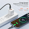 Miniatyrbild 2 av 6: Essager 100W C Till C Typ C Kabel USB C PD Snabbladdningskabel Sladd För Macbook Samsung Xiaomi Typ C USB C Kabel 60W Black 3m