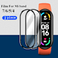 Miniatyrbild 1 av 6: Skärmskydd i glas för Mi band 9 8 7 6 5 armband SmartWatch Tillbehör Miband5 miband6 för Xiaomi Mi band 4 5 6 7 film 2pc mi band 4