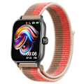 Miniatyrbild 1 av 6: 20mm 22mm Nylon Loop band för Amazfit GTS4/2/3/3pro/2e/GTS2 Mini/GTR 4 42mm/47mm/GTR2/2e/stratos armband Amazfit bip rem 70 Wheat 22mm