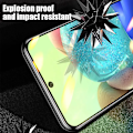 Miniatyrbild 3 av 6: 3 st Komplett Härdat Glas För Samsung Galaxy A05 A15 A25 A35 A55 S20FE A03 A13 A53 A72 A71 A51 A54 A14 A34 Skärmskydd Glas For A24 Black