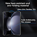Miniatyrbild 3 av 6: Hydrogel Film för Samsung Galaxy Z Fold 5 5G Skärmskydd Framsida Baksida Insida med Gångjärnsskydd Heltäckande för Z Fold5 8 IN 1 Films For Z Fold 5