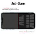 Miniatyrbild 4 av 6: 2 st Skärmskydd utan fingeravtryck för IPhone 11 12 13 14 15 Pro Max Mini XS XR X 8 7 Plus SE 2022 Matt Härdat Glas Film For iPhone XR No Fingerprint Glass