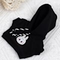 Miniatyrbild 1 av 6: Kläder och accessoarer till Labubu, minidocka 17 cm Labubu II Idol Sweatshirt Hjärtklappning Hoodie Jeans Set Kläder Black No Doll